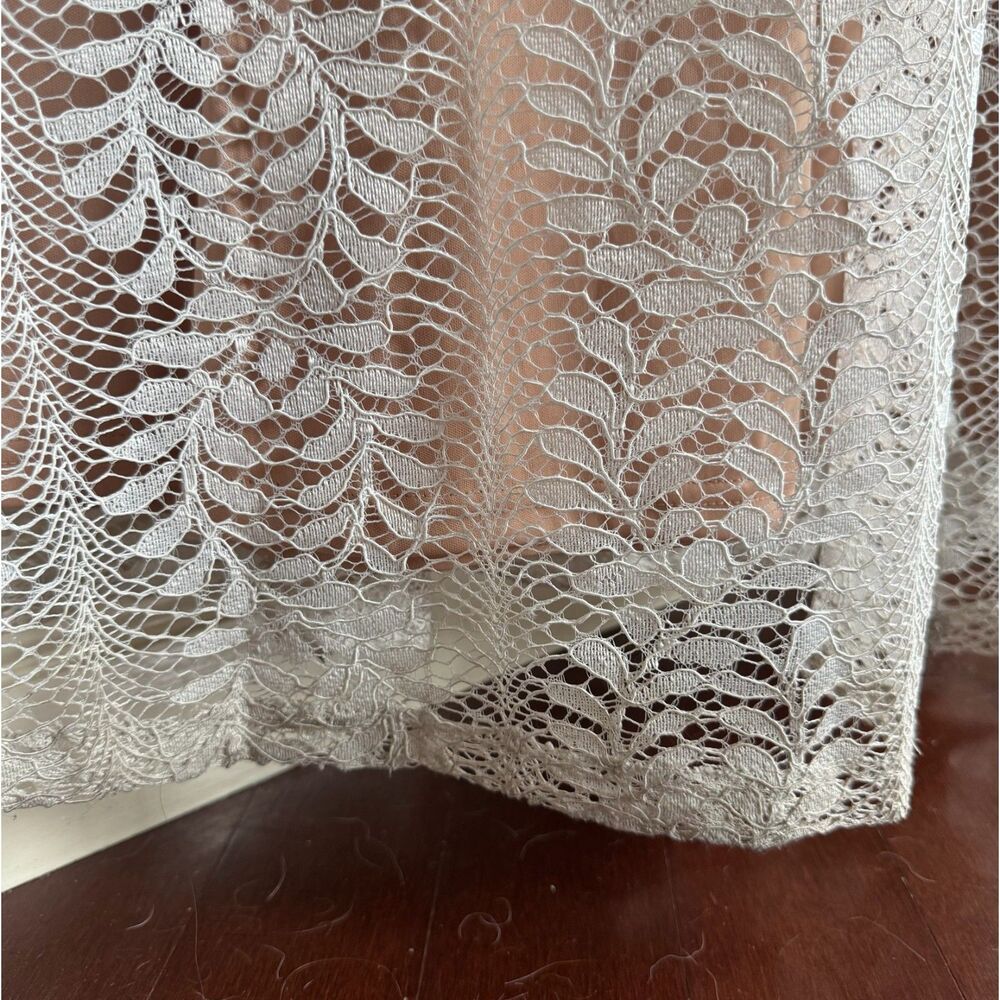 Boohoo Boutique Lace Plunge Maxi Dress Size M - Picture 3 of 6